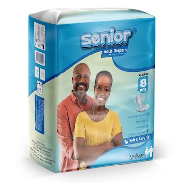 Senior Adult Diapers Extra Large 8pcs