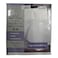Slub Bed Sheet Set White 220x240cm 4 Pieces