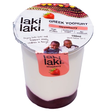 Laki Laki Strawberry Greek Yoghurt 150ml