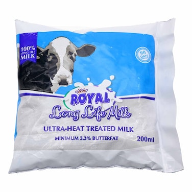 Royal Fresh Long Life UHT Milk 200ml