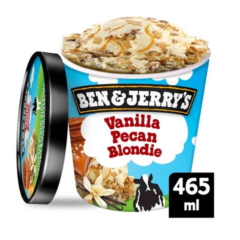 Ben &amp; Jerrys Vanilla Pecan Blondie 465Ml