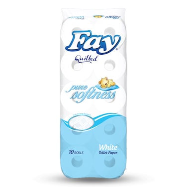 Fay Toilet Roll White X10