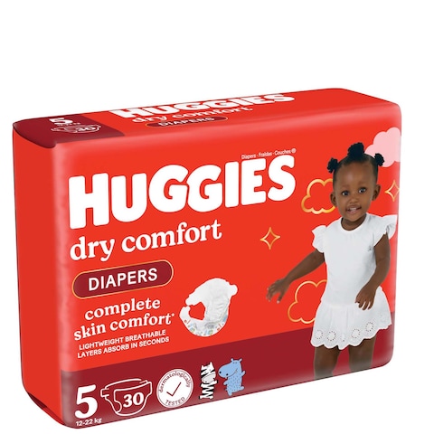 Huggies Dry Comfort Size 5 12-22Kg 30S