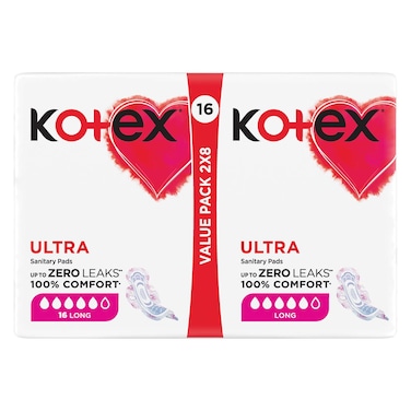 Kotex Female Pads Duos Super 16pcs
