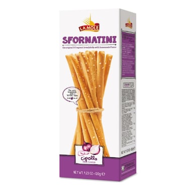 La Mole Cipolla Onions Breadsticks 120G