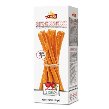 La Mole Pomodoro &amp; Organo Breadsticks 120G