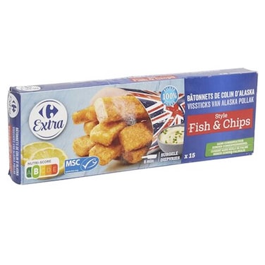 Carrefour Classic Breaded Hake 15x27g