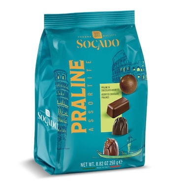 Socado Assorted Fillings Milk And Dark Chocolate Pralines 250G