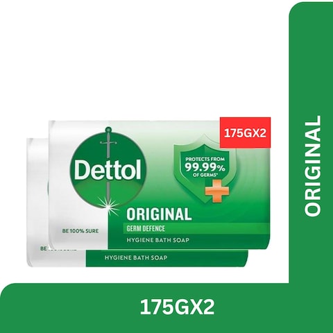 Dettol Bar Soap Original 175Gx2