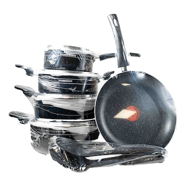 Storesome Black Cookware Set 10pcs
