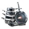 Storesome Black Cookware Set 10pcs