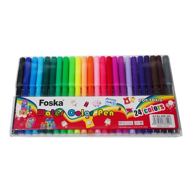 Foska Water Colour Pens 24 Colours