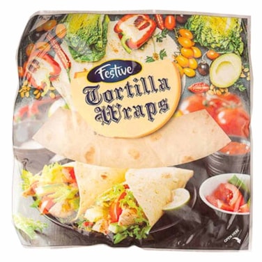 Festive Tortilla 8 Wraps