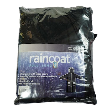 Kings Raincoat Adult Black