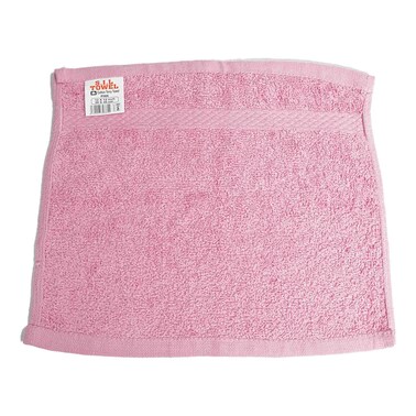 Sil Face Towel 12X12 Pink