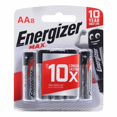 Energizer Batteries AA 8