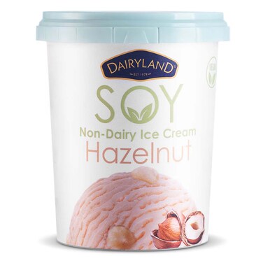Dairyland Soy Hazelnut Ice Cream 500ml