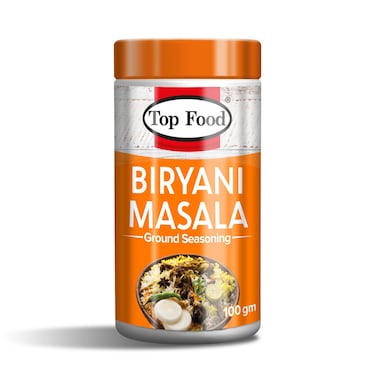 TOP FOOD BIRYANI MASALA JAR 100GM