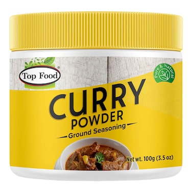 Top Food Curry Powder Jar 100g