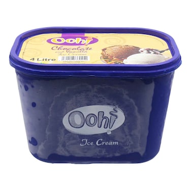 Ooh Vanilla &amp; Chocolate Ice Cream 4l