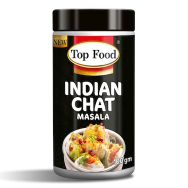 Top Food Indian Chat Masala Jar 100g