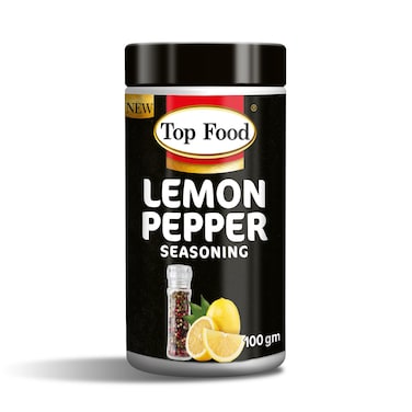 Top Food Lemon And Pepper Seasoning 100g