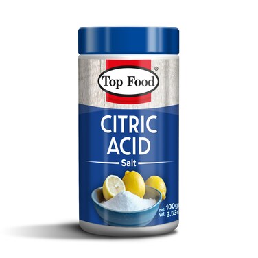 TOP FOOD CITRIC ACID  JAR 100G