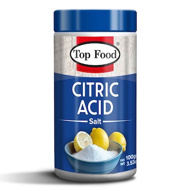 Top Food Citric Acid Jar 100g