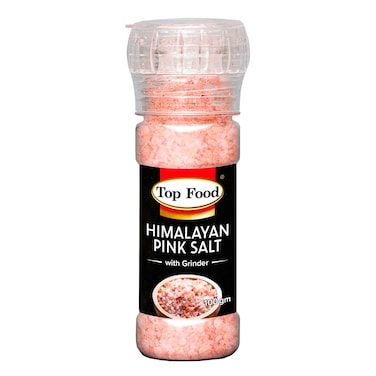Top Food Himalayan Pink Salt With Grinder 100g