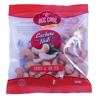 Beecare Naturals Fried And Salted Cashew Nuts 50g