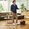 Vileda Turbo Smart Easy Power Spin and Wring Mop and Bucket Set Red &amp; black