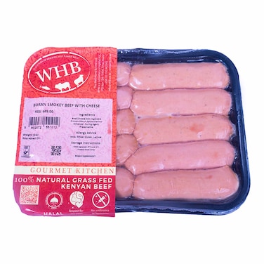 Smoked Beef Sausage Cheese 500g