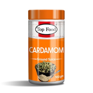Top Food Ground Cardamom Spice 100g