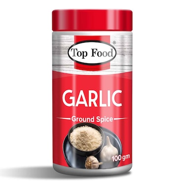 Top Food Garlic Powder Jar 100g