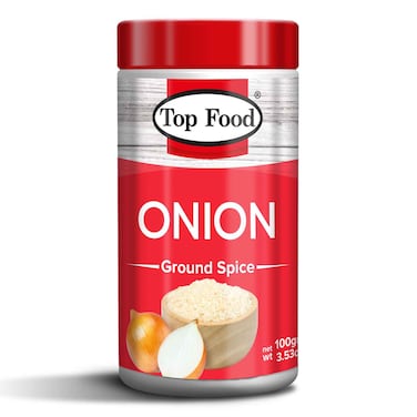 Top Food Onion Powder Jar 100g