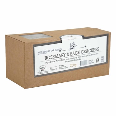 Queen D Rosemary Sage Crackers200G