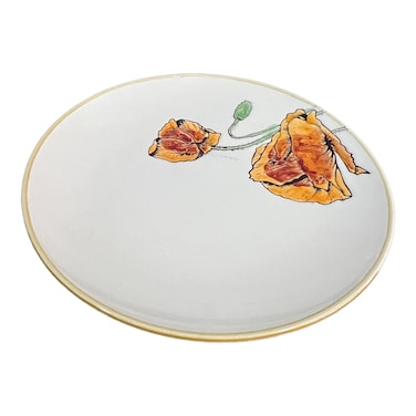 FLOWER DECO DINNER BOWL 8 TXC004