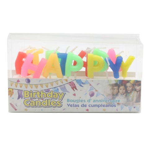 Uncle Bills Rainbow Colors Happy Birthday Candles