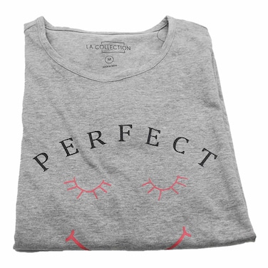 La Collection Basic Nightdress_Grey Mel_Xs+