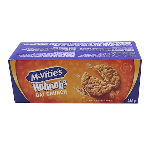 McVitie&#39;s Hobnobs Crunch Oats Biscuits 255g