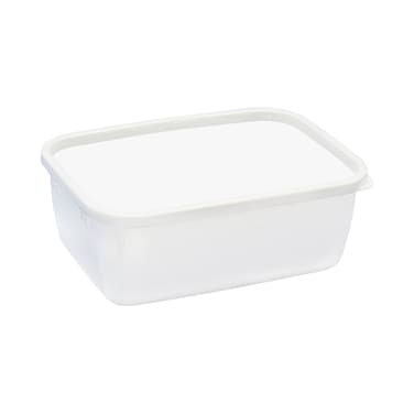 Kenpoly Rectangle Container 2L-White