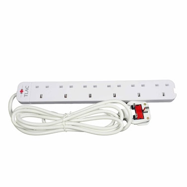 Tlac 6Way Extension Socket 3000Wt Pk-1006