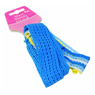 Uncle Bills Headband 4Pk 3Asst