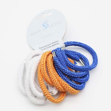 Uncle Bills Hair Elastic 12Pack 6Assorted