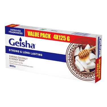 Geisha Coconut Milk &amp; Honey Value Pack 4x125g