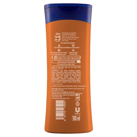 Vaseline Intensive Care Cocoa Radiant Lotion 100Ml