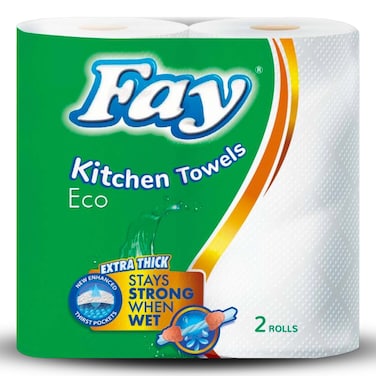 Fay Eco Friendly Kitchen Roll Twin