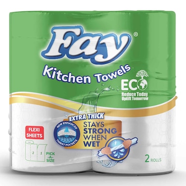 Fay Eco Friendly Kitchen Roll Twin
