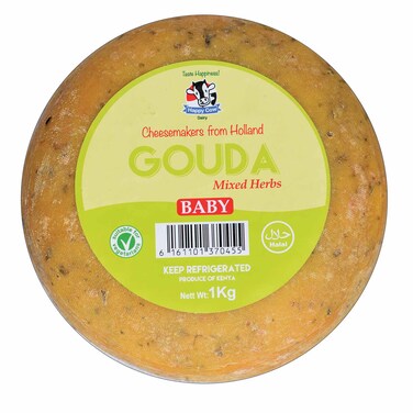 Happy Cow Baby Gouda Mixed Herbs Cheese 1kg