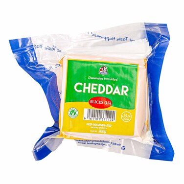 Happy Cow Cheese Slices Cheddar Vp 300G